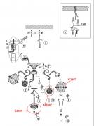 Потолочная люстра Odeon Light Folla 2887/7C