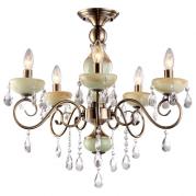 Потолочная люстра Arte Lamp Onyx Green A9592PL-5AB