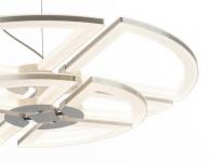 Подвесной светодиодный светильник IDLamp Eleanor 398/2X80-LEDWhitechrome