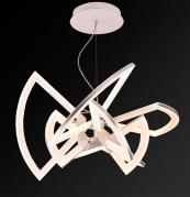 Подвесной светодиодный светильник IDLamp Eleanor 398/2X80-LEDWhitechrome