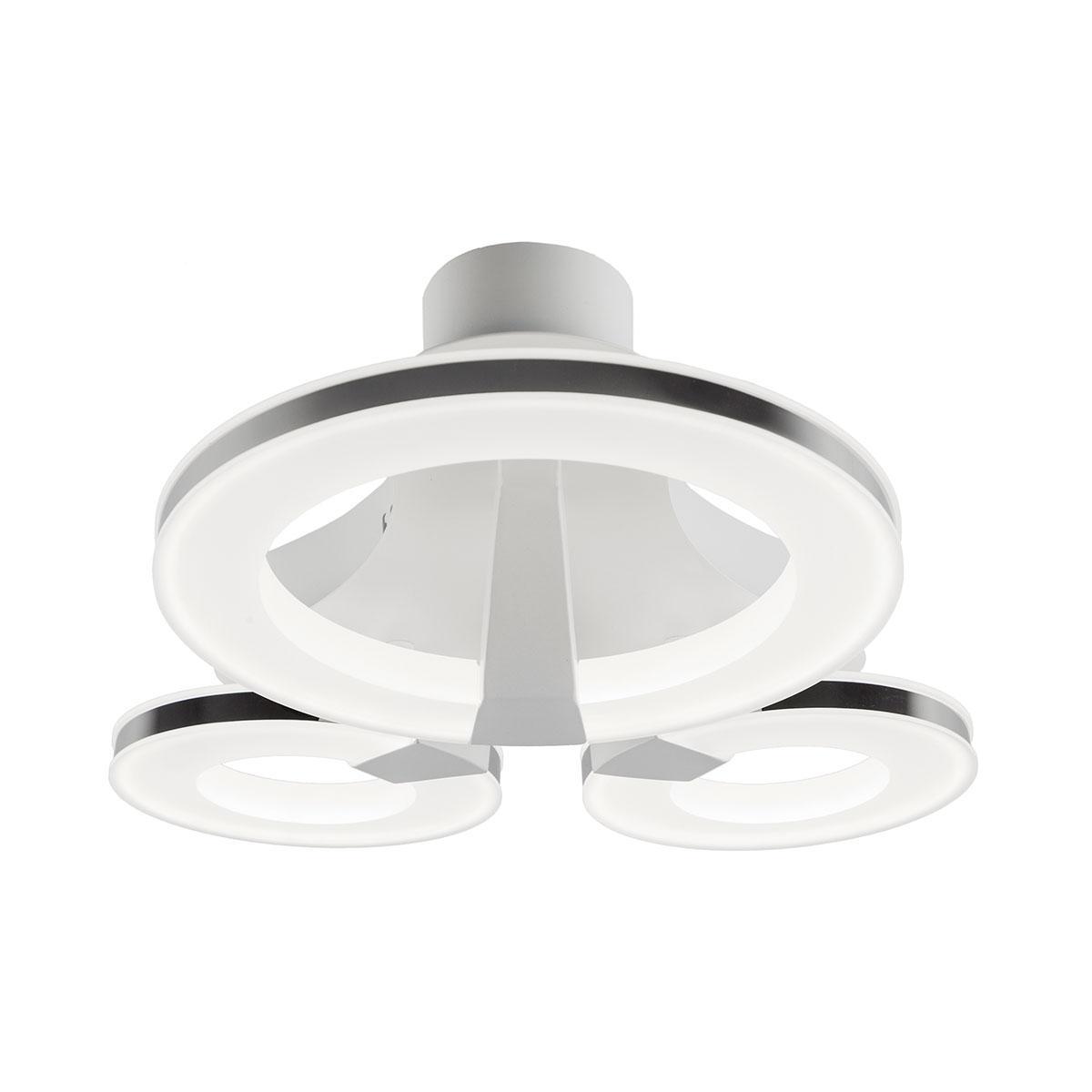 Потолочный светодиодный светильник IDLamp Jenevra 397/3PF-LEDWhitechrome