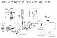 Настенный светильник Odeon Light Kima 2731/3W