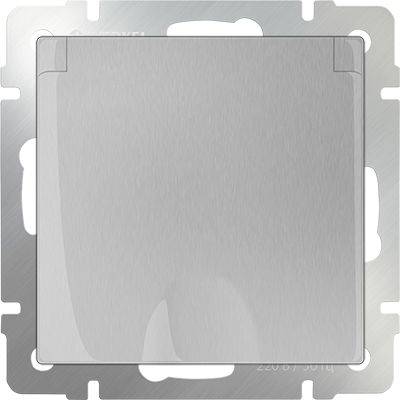 Розетка с заземлением с защитной крышкой и шторками WL06-SKGSC-01-IP44 4690389053917