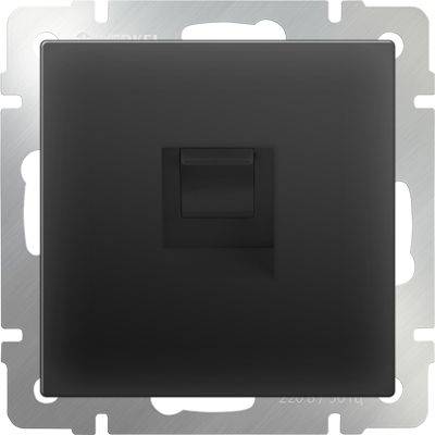 Розетка Ethernet RJ-45 черный матовый WL08-RJ-45 4690389054259