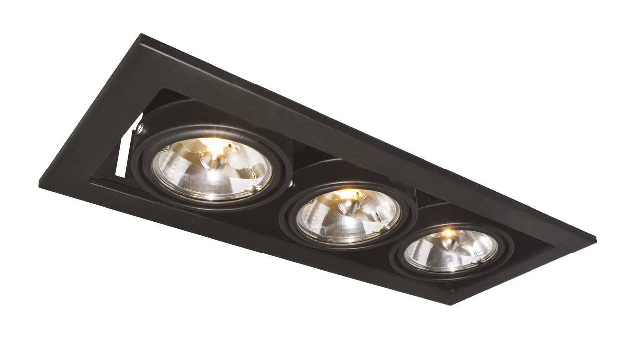 Встраиваемый светильник Arte Lamp Technika A5930PL-3BK
