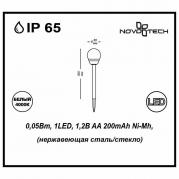 Светильник на солнечных батареях Novotech Solar 357208