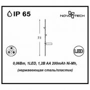 Светильник на солнечных батареях Novotech Solar 357216