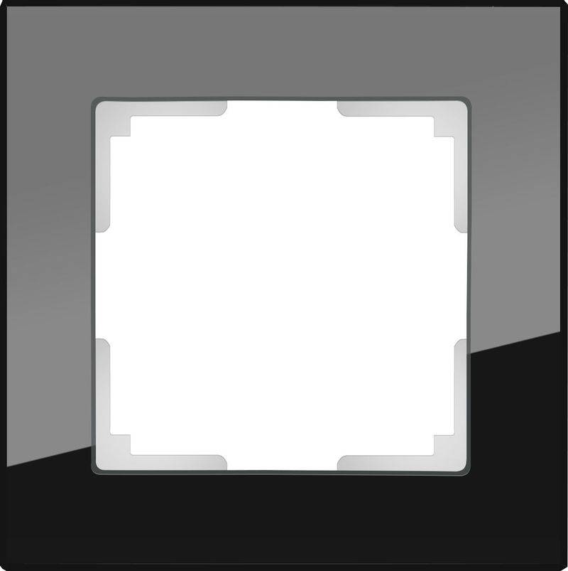 Рамка Favorit на 1 пост черный WL01-Frame-01 4690389063398