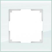 Рамка Favorit на 1 пост натуральное стекло WL01-Frame-01 4690389060168