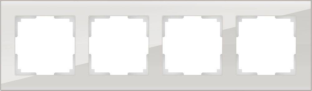 Рамка Favorit на 4 поста дымчатый WL01-Frame-04 4690389061332