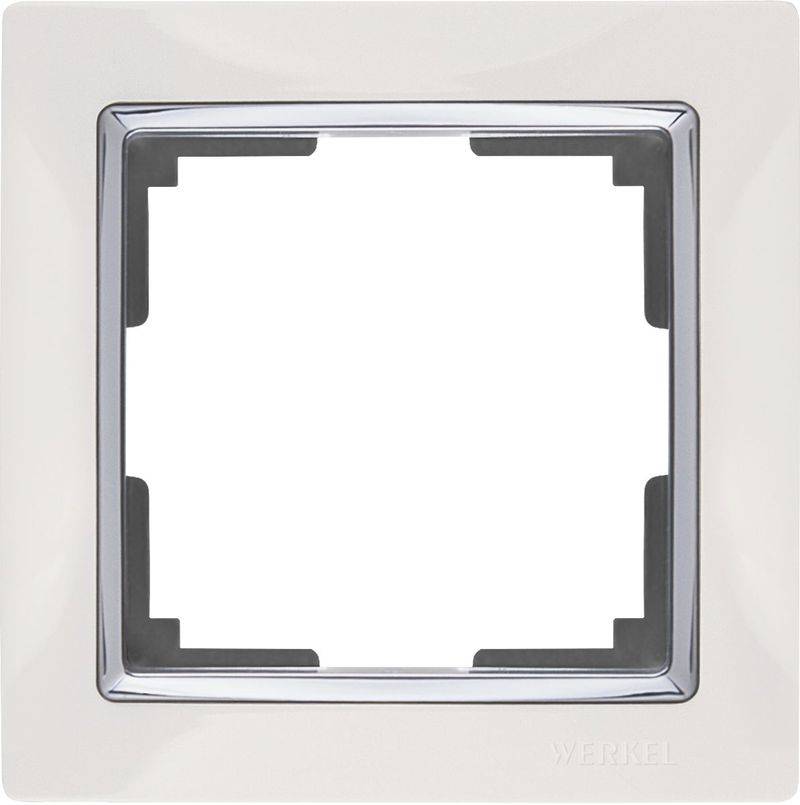 Рамка Snabb на 1 пост белая WL03-Frame-01-white 4690389046100
