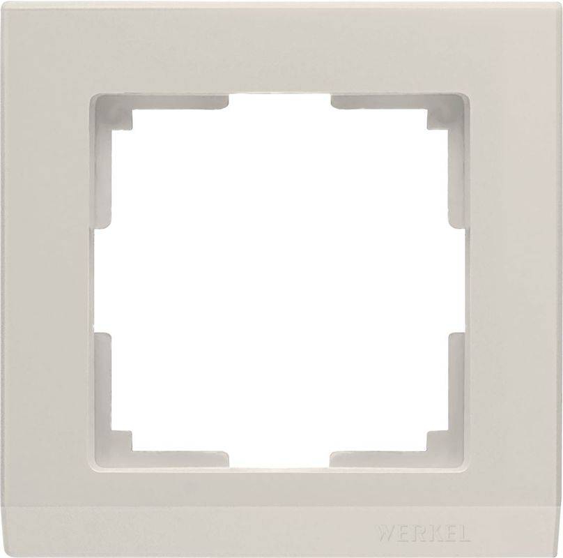 Рамка Stark на 1 пост слоновая кость WL04-Frame-01-ivory 4690389046506