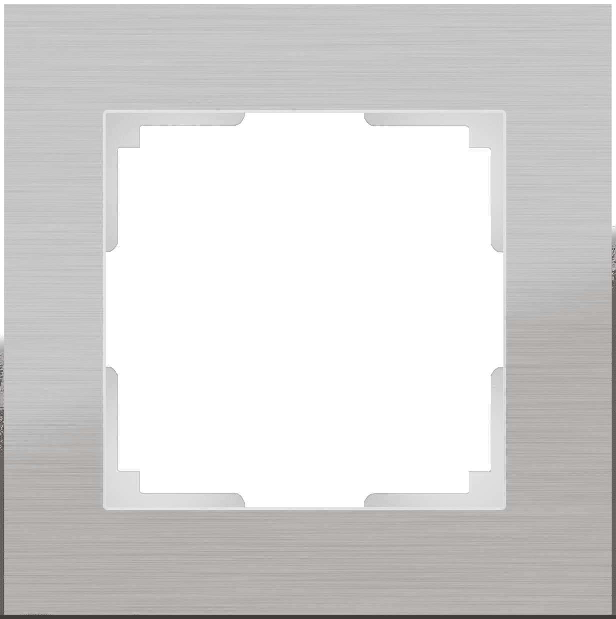 Рамка Aluminium на 1 пост алюминий WL11-Frame-01 4690389073625