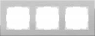 Рамка Aluminium на 3 поста алюминий WL11-Frame-03 4690389073649