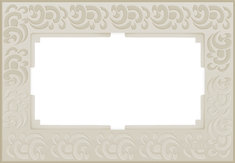 Рамка Flock для двойной розетки слоновая кость WL05-Frame-01-DBL-ivory 4690389073175