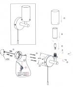 Подсветка для зеркал Odeon Light Tesco 2140/1W