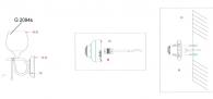 Бра Odeon Light Velute 2094/1W