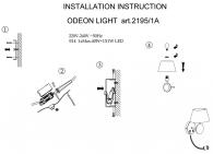 Бра Odeon Light Hotel 2195/1A