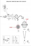 Бра Odeon Light Folla 2887/1W