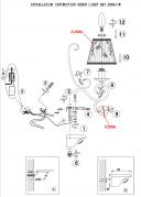 Бра Odeon Light Montala 2886/1W