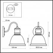 Бра Odeon Light Talva 2900/1W