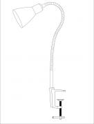 Настольная лампа Odeon Light Pika 2594/1T