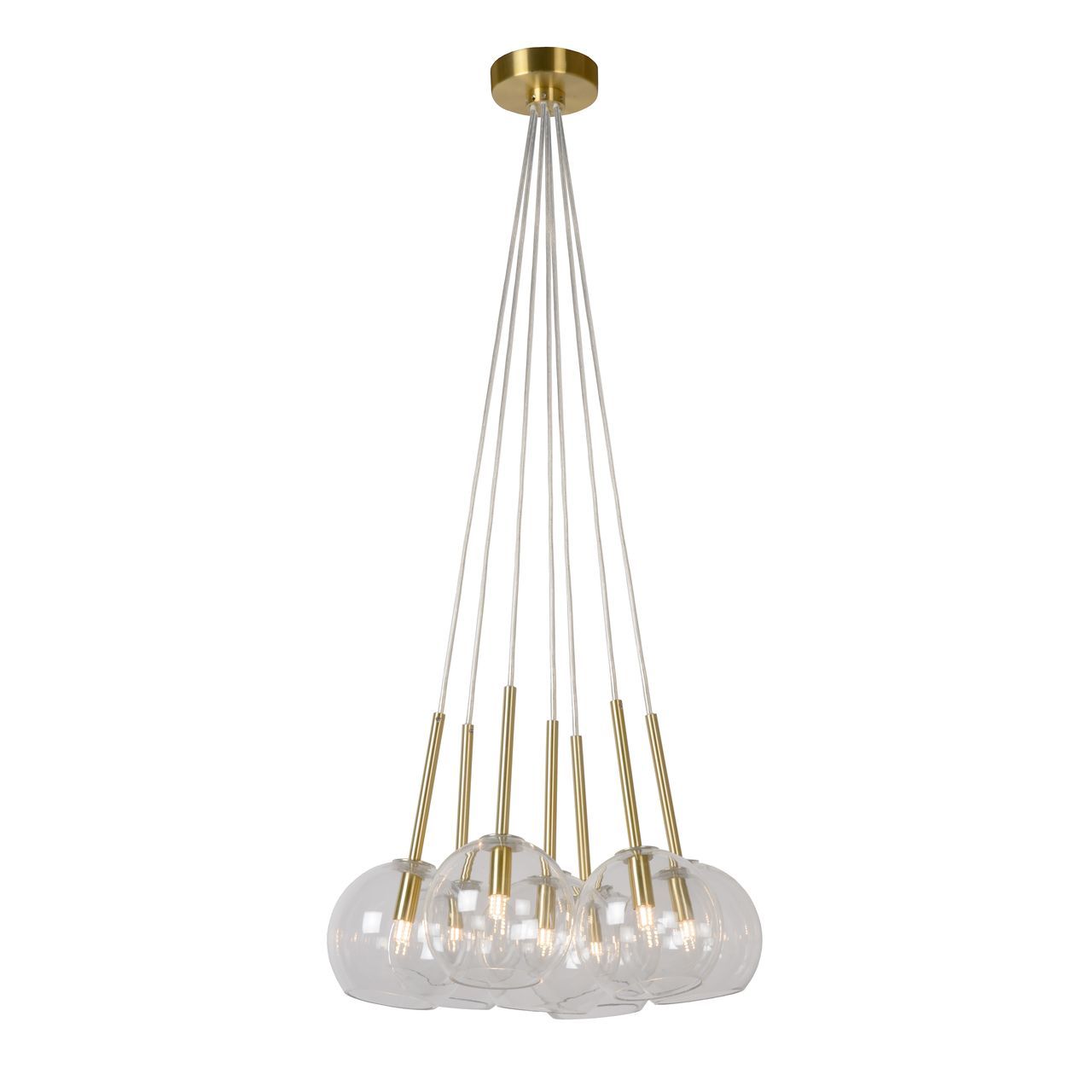 Подвесная светодиодная люстра Lucide Grace Led 30485/28/02