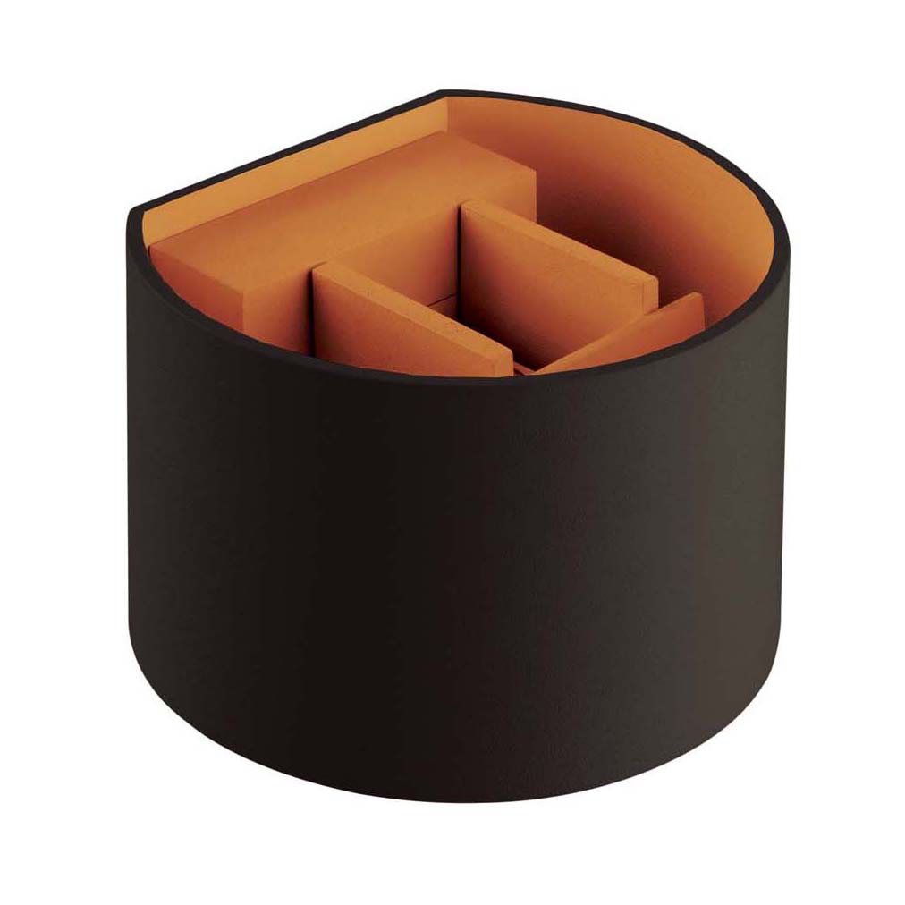 Уличный настенный светодиодный светильник Donolux DL18420/11WW-Black/Gold Dim