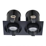 Встраиваемый светодиодный светильник Donolux DL18621/02SQ Black Dim