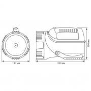 Ручной светодиодный фонарь Elektrostandard Tourist аккумуляторный 230х130 1000 лм 4690389071843