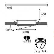 Встраиваемый светильник Paulmann Quality Line Halogen 98804