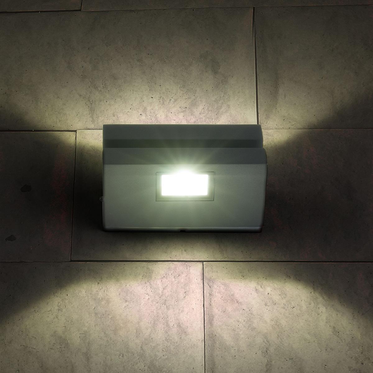 Уличный настенный светодиодный светильник Elektrostandard 1611 Techno LED Nerey серый 4690389086151