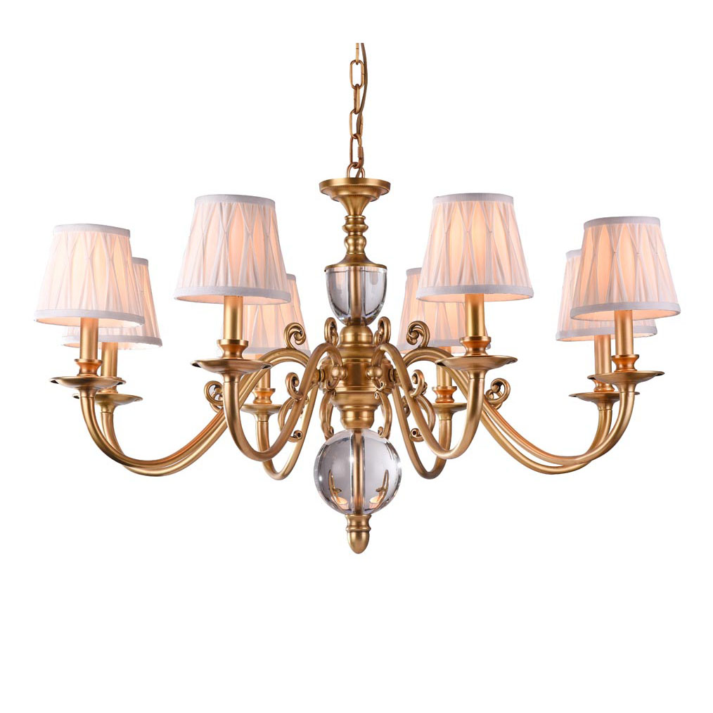 Подвесная люстра Newport 31008/C antique brass