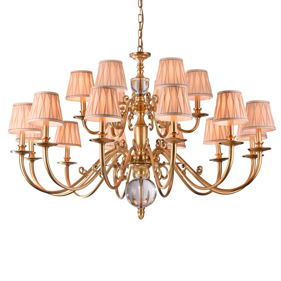 Подвесная люстра Newport 31018/C antique brass