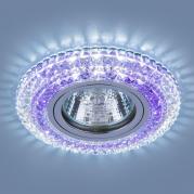 Встраиваемый светильник Elektrostandard 2193 MR16 CL/PU прозрачный/фиолетовый 4690389098895