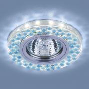 Встраиваемый светильник Elektrostandard 2194 MR16 SL/BL зеркальный/голубой 4690389099274