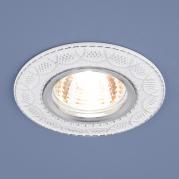 Встраиваемый светильник Elektrostandard 7010 MR16 WH/SL белый/серебро 4690389099267