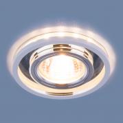 Встраиваемый светильник Elektrostandard 7021 MR16 SL/WH зеркальный/белый 4690389099342