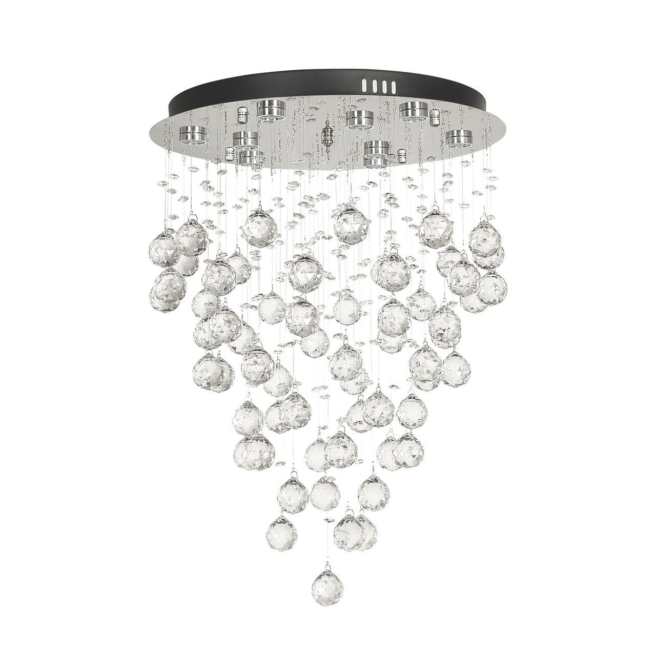 Каскадная светодиодная люстра Lucia Tucci Grappolo 1802.6 Silver