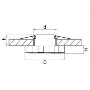 Встраиваемый светодиодный светильник Lightstar Acrile 073780