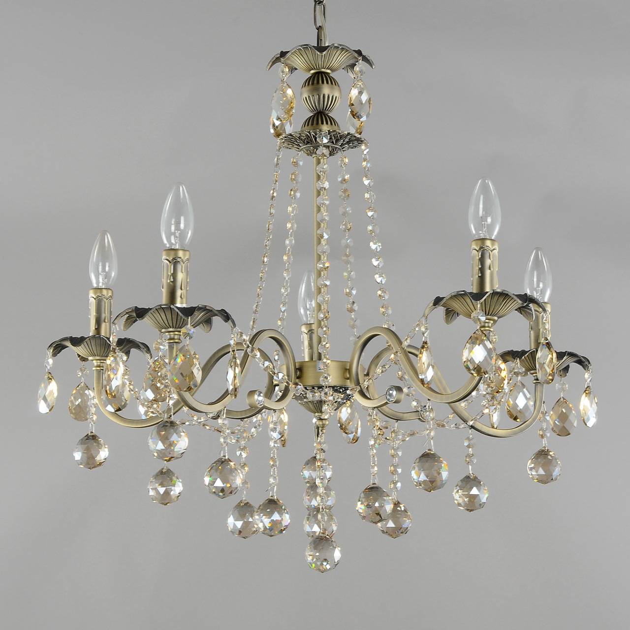 Подвесная люстра Elvan E1831001-5 DAB NC