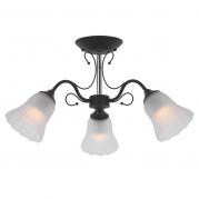 Потолочная люстра IDLamp Lauretta 872/3PF-Argentoscuro