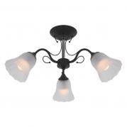 Потолочная люстра IDLamp Lauretta 872/3PF-Argentoscuro