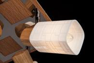 Спот Eurosvet 20029/4 хром/светлое дерево