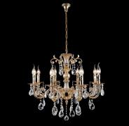 Подвесная люстра Crystal Lux Sunshine SP8 Gold