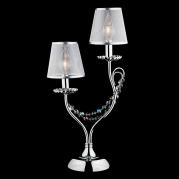 Настольная лампа Eurosvet 01069/2 хром/прозрачный хрусталь Strotskis