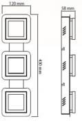Потолочный светодиодный светильник Horoz Likya 036-007-0003