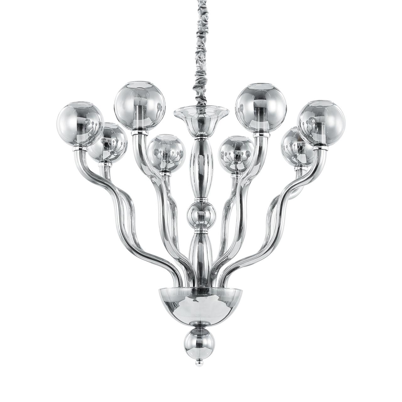 Подвесная люстра Ideal Lux Nettuno SP8 Fume