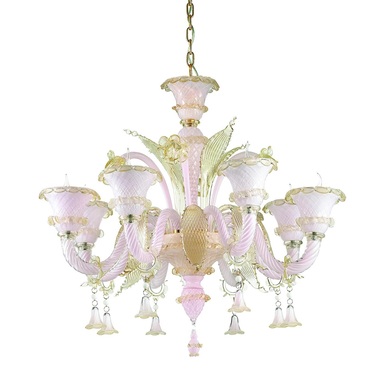 Подвесная люстра Ideal Lux Antonietta SP8 Rosa