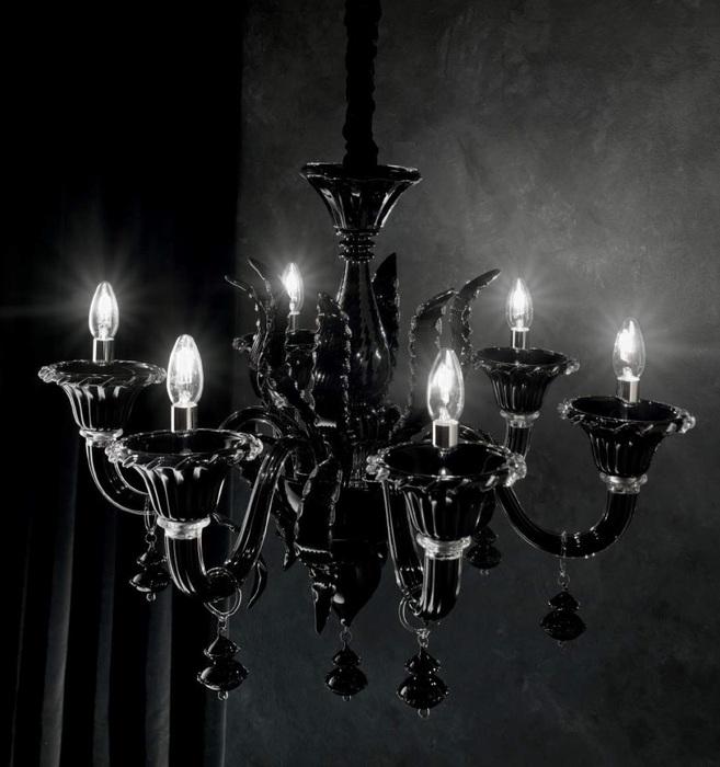 Подвесная люстра Ideal Lux Radetzky SP6 Nero